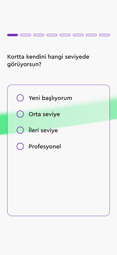 Seviyeni belirle